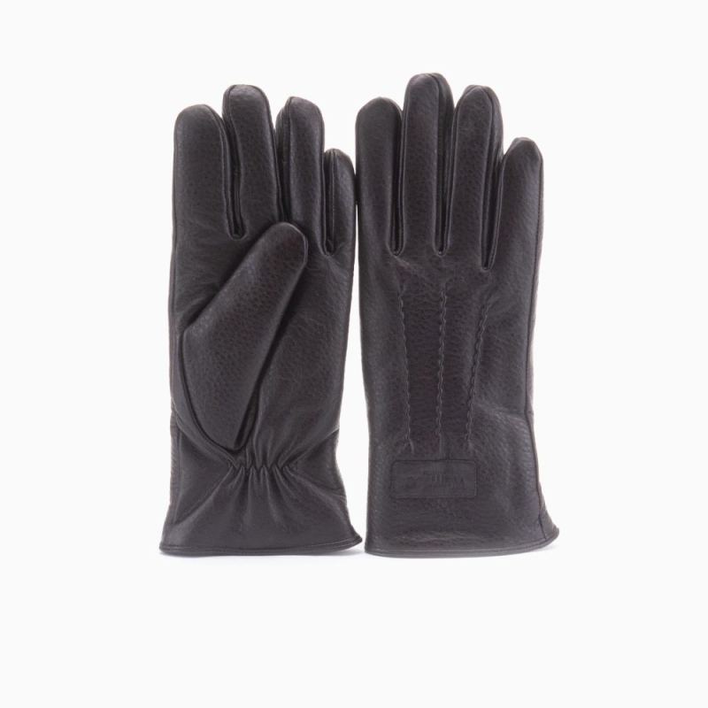 Gloves Men Goat Leather Choco