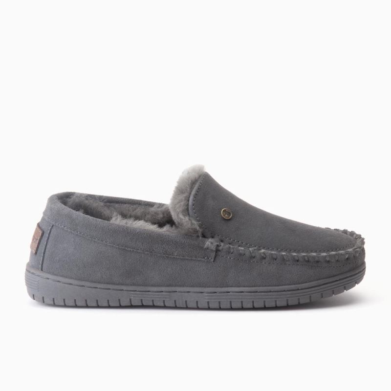Grizzly Men Suede Charcoal